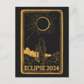 Carte Postale Total Solaire Eclipse USA 8 avril 2024 Celestial (Devant)