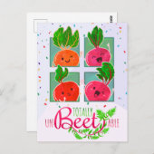 Carte Postale Totalement imbattable | Jeu de devis motivationnel (Devant / Derrière)