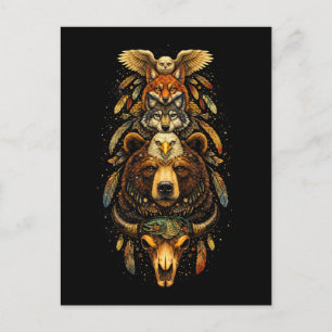 Carte Postale Totem Ascendant