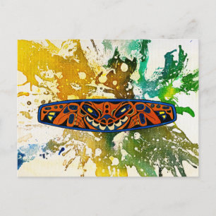 Carte Postale Totem Athabascan par Michael Moffa