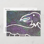 Carte Postale Totem Corbeau (Devant / Derrière)