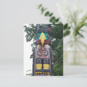Carte Postale Totem de Stanley Park (Debout devant)
