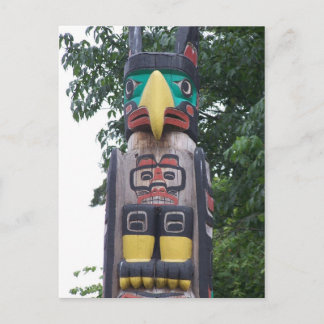 Carte Postale Totem de Stanley Park