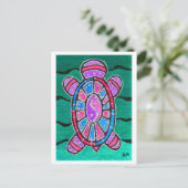 Carte Postale Totem de tortue (Debout devant)