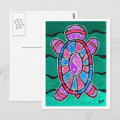 Carte Postale Totem de tortue (Devant / Derrière)