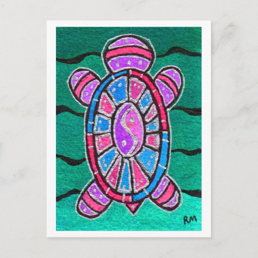 Carte Postale Totem de tortue (Devant)