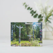 Carte Postale Totems dans le parc Stanley, Vancouver Canada (Debout devant)