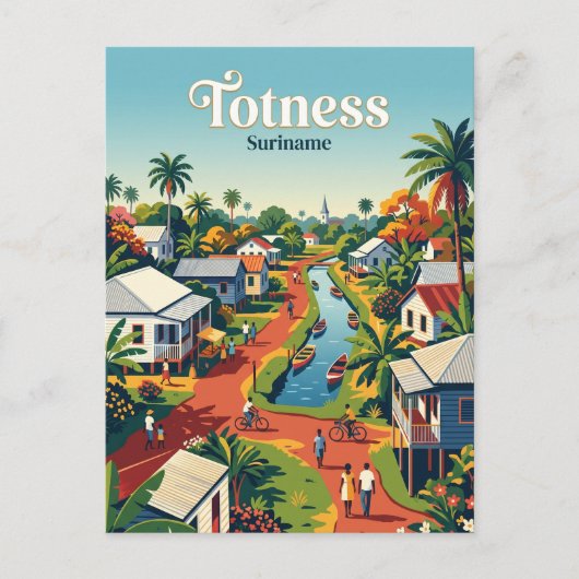 Carte Postale Totness Suriname (Devant)