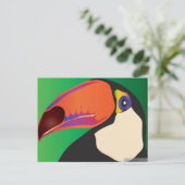 CARTE POSTALE TOUCAN (Debout devant)