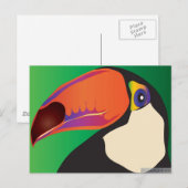 CARTE POSTALE TOUCAN (Devant / Derrière)