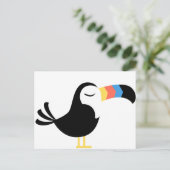 Carte Postale Toucan coloré (Debout devant)