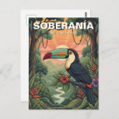 Carte Postale Toucan dans le Parc national de Soberania Panama (Devant / Derrière)