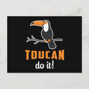 Carte Postale Toucan Le Faire Oiseau Observation Toucans Rétro