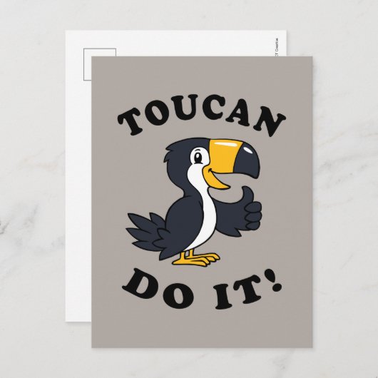 Carte Postale Toucan le fait (Devant / Derrière)