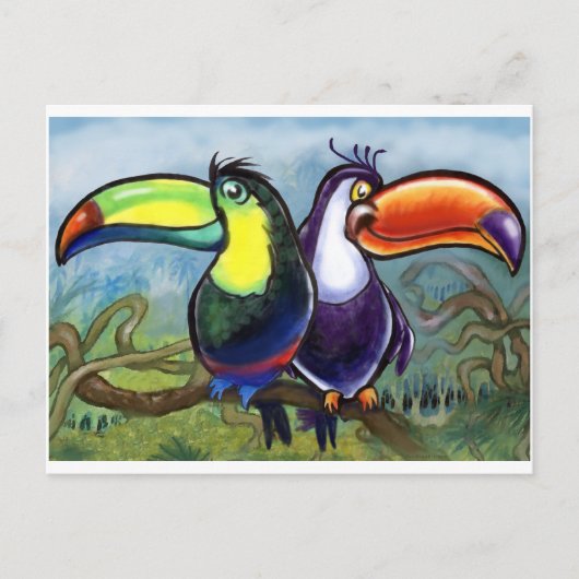 Carte Postale Toucans (Devant)