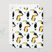 Carte Postale Toucans tropicaux (Devant / Derrière)