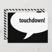 Carte Postale touchdown! (Devant / Derrière)