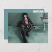 Carte Postale Touche de rose (Devant / Derrière)