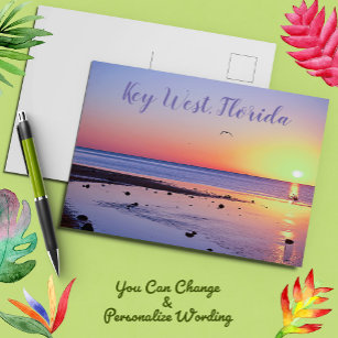Carte Postale Touche West Florida Sunset