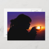 Carte Postale Toucher l'essence (Devant / Derrière)