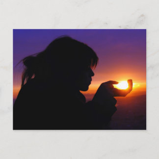 Carte Postale Toucher l'essence