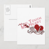 Carte Postale Toucher - manquer un design de chemise (Devant / Derrière)