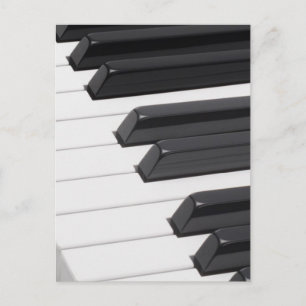 Carte Postale Touches clavier pour piano ou organe