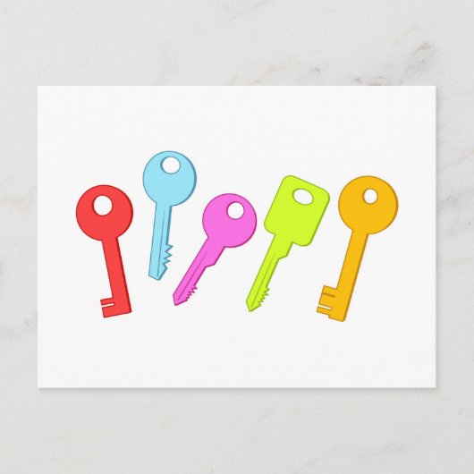 Carte Postale Touches colorées (Devant)