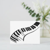 Carte Postale Touches de piano (Debout devant)