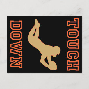 Carte Postale Touchez vers le bas en vert