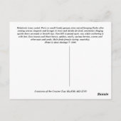 Carte Postale Touffé (Dos)