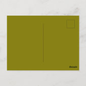 Carte Postale Tough Coconut Samurai Guardian Katana Illustration (Dos)