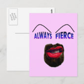 Carte Postale Toujours fierce (Devant / Derrière)