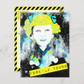 Carte Postale toujours jeune (Devant / Derrière)