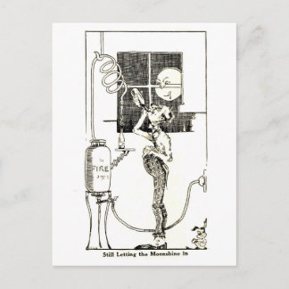 Carte Postale Toujours Laisser La Lune S'Entrer