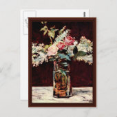 Carte Postale Toujours Lilacs Et Roses De Manet Edouard (Devant / Derrière)