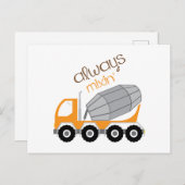 Carte Postale Toujours mixer (Devant / Derrière)