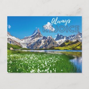 Carte Postale Toujours profiter de la vue pittoresque de la mont