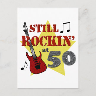 Carte Postale Toujours Rockin' À 50 Ans