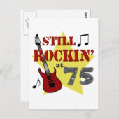 Carte Postale Toujours Rockin' À 75 Ans (Devant / Derrière)