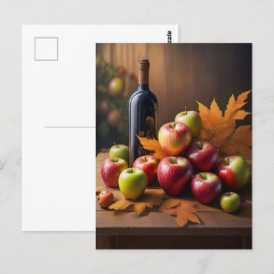 Carte Postale Toujours Vie, Feuilles D'Automne,