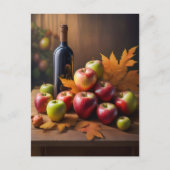 Carte Postale Toujours Vie, Feuilles D'Automne, (Devant)