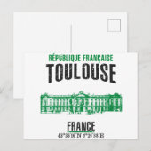 Carte Postale Toulouse (Devant / Derrière)