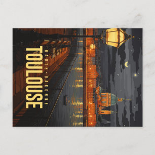 Carte Postale Toulouse de nuit