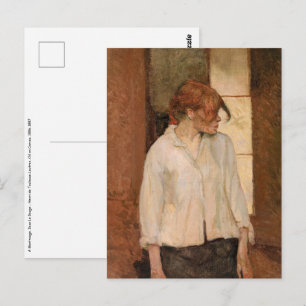 Carte Postale Toulouse-Lautrec - A Montrouge, Rosa La Rouge