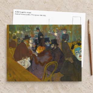 Carte Postale Toulouse-Lautrec - Au Rouge