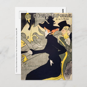 Carte Postale Toulouse-Lautrec - Divan Japonais