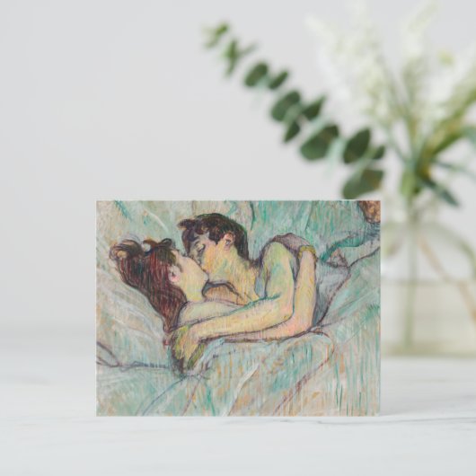 Carte Postale Toulouse-Lautrec - En Lit, Baiser (Debout devant)