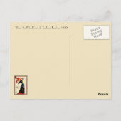 Carte postale : Toulouse Lautrec - Jane Avril (Dos)