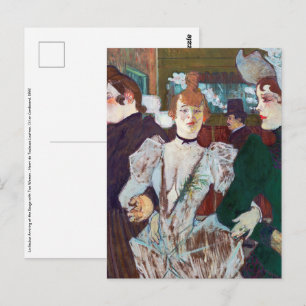 Carte Postale Toulouse-Lautrec - La Goulue arrivant au Rouge